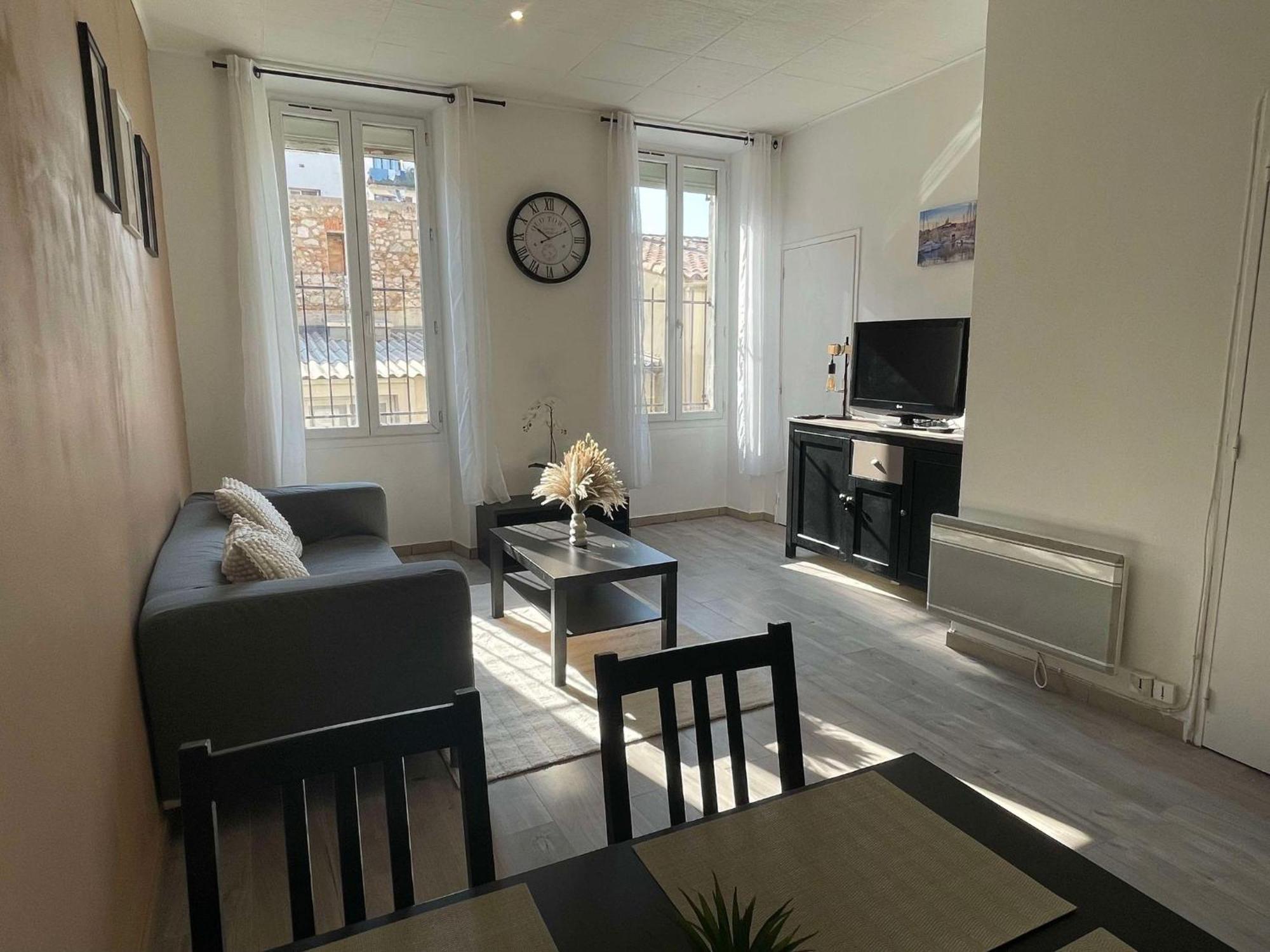 Marseille Centre - Wifi - Lave Et Seche Linge - Calme - Cuisine Apartamento Exterior foto